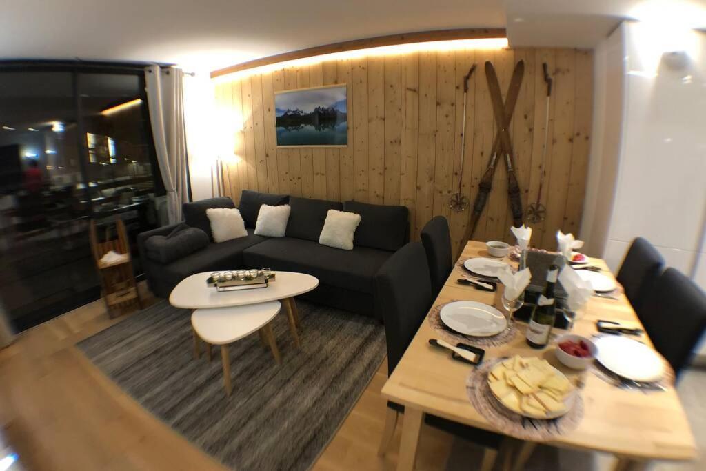 Chic Appart 6 Pers Dans Residence Luxueuse "La Cordee" Wellness Gym Piscine Ouvert Et Teletravail シャモニー エクステリア 写真