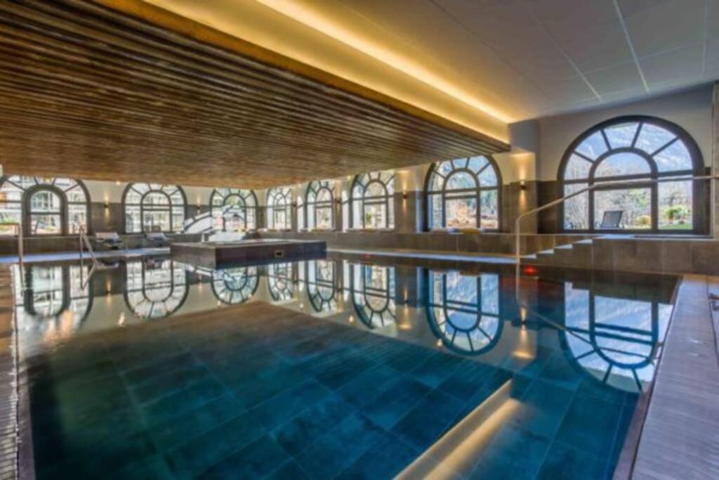 Chic Appart 6 Pers Dans Residence Luxueuse "La Cordee" Wellness Gym Piscine Ouvert Et Teletravail シャモニー エクステリア 写真